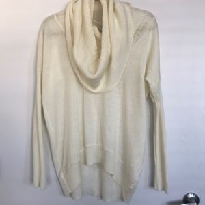 Cream cowl neck sweater